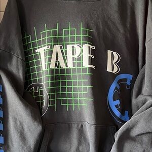 Tape B Hoodie EUC 2xl